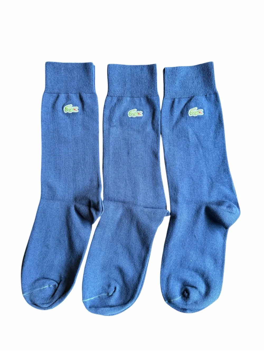 Lacoste Unisex Iconic Logo Sock Set 3 NEW